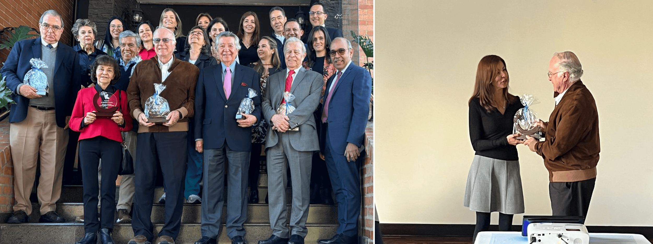 Reconocimiento a los Miembros Eméritos del cuerpo médico de Colsanitas.